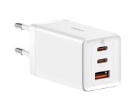 BASEUS GaN5 pro 65W EU Kabel USB-C 1m (white) CCGP120202 - 1151980 - zdjęcie 1